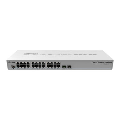 Mikrotik 24 port Gbit Ethernet Switch with 2x SFP+ Ports and SwOS