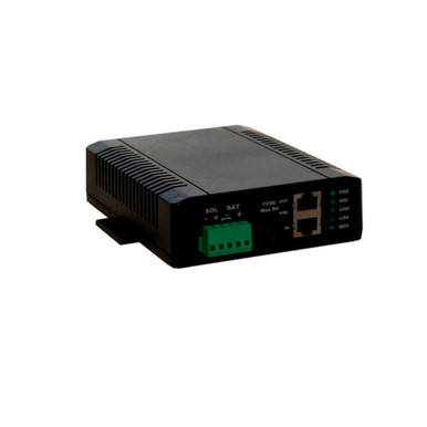 POE-SPLT-4848G-P | Gigabit PoE Splitter/Voltage Converter, 48V 802.3at  Input, 48VDC Wire Terminal (20W) and 48V 802.3at Passthru PoE Output, Max  50W