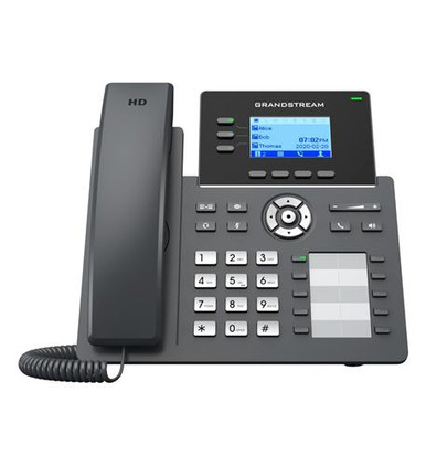 FIP-3102, Telefono VoIP di Livello Base con Schermo da 2,3 Pollici in  Bianco e Nero, 2 Account SIP, Doppia Porta Gigabit Ethernet, PoE -   Italia