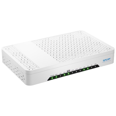 HALNy HL-4GXV-F GPON ONU WiFi 6 AX1800 4 Gigabit LAN 10/100