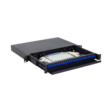 Iuron Optical Fiber Patch Panel Connector Type SC UPC 24 Port Rack Mount