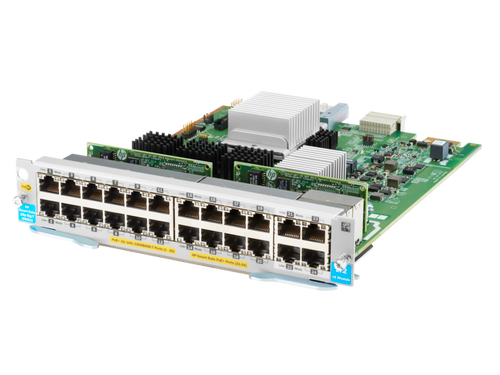 J9991A - Aruba 20-port 10/100/1000BASE-T PoE+ / 4-port 1/2.5/5/10GBASE-T PoE+ MACsec v3 zl2 Module