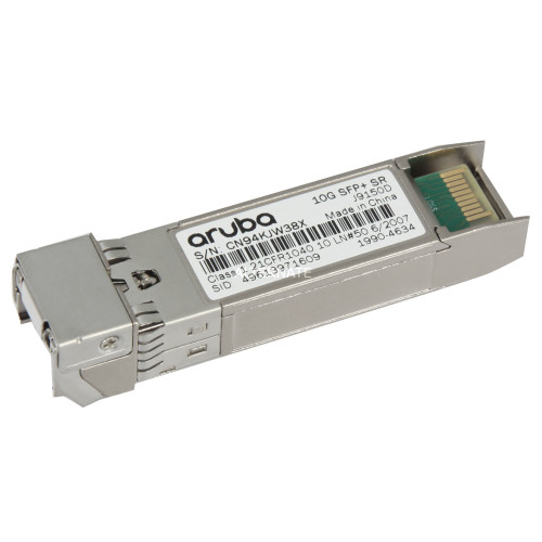 J9150D - Aruba 10G SFP+ LC SR 300m OM3 MMF Transceiver