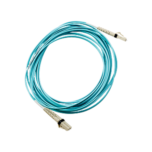 AJ836A - HPE LC to LC Multi-mode OM3 2-Fiber 5.0m 1-Pack Fiber Optic Cable