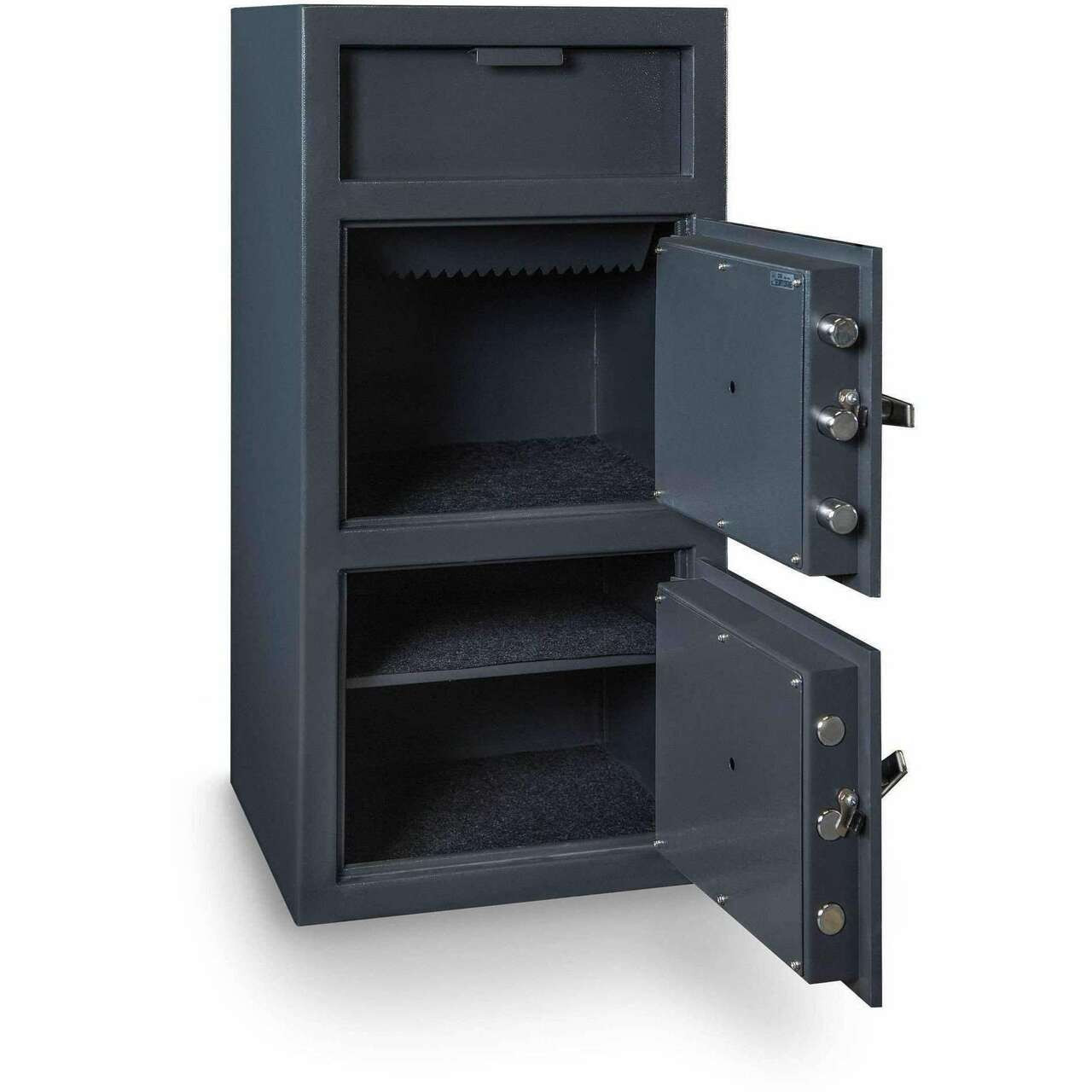 Hollon FDD-4020EE Double Door Security Depository Safe w