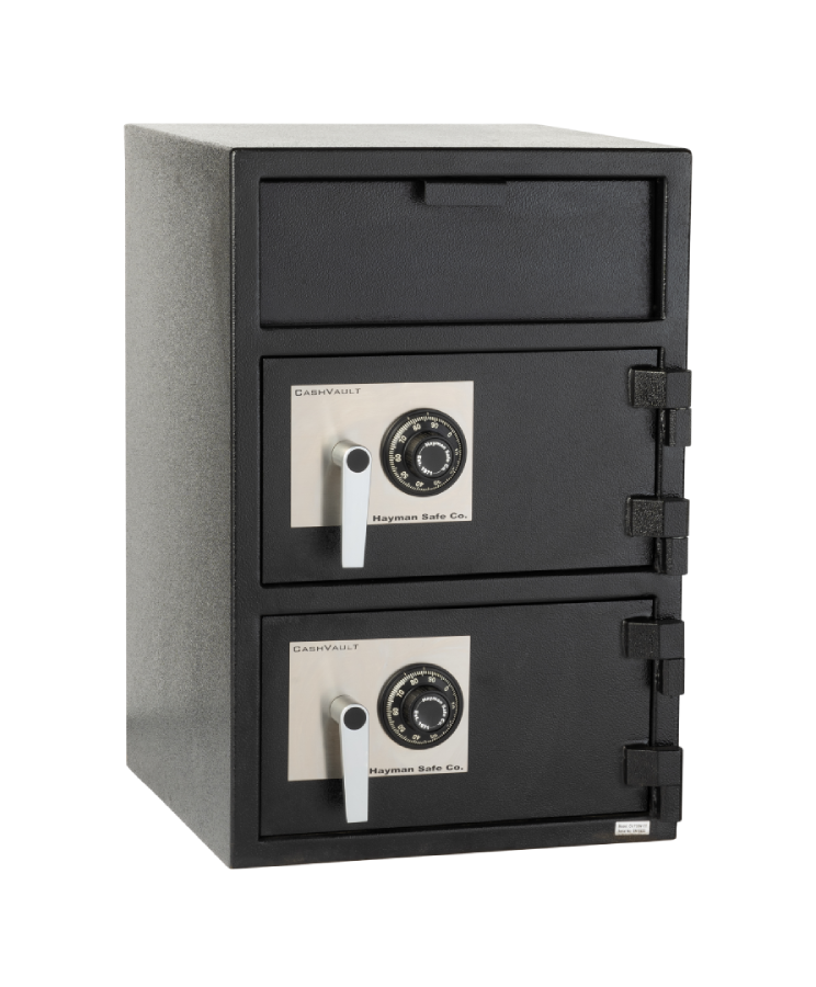 Hayman CV-F30W-2-CC Front Loading Double Door Drop Safe w/ Dial Locks