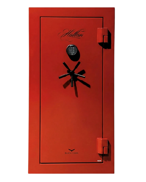 Hollon Red BHS-22E Black Hawk 90 Min Fire Rated Gun Safe w/ Electronic Lock