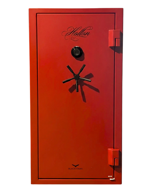 Hollon Red BHS-22C Black Hawk 90 Min Fire Rated Gun Safe w/ Dial Lock