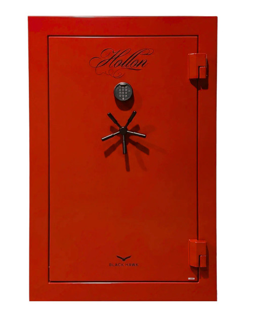 Hollon Red BHS-39E Black Hawk 90 Min Fire Rated Gun Safe w/ Electronic Lock