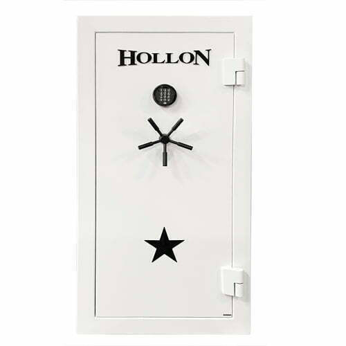 Hollon WHITE RG-22C Republic Series 120 Min Fire Rated Gun Safe w/ Dial Lock