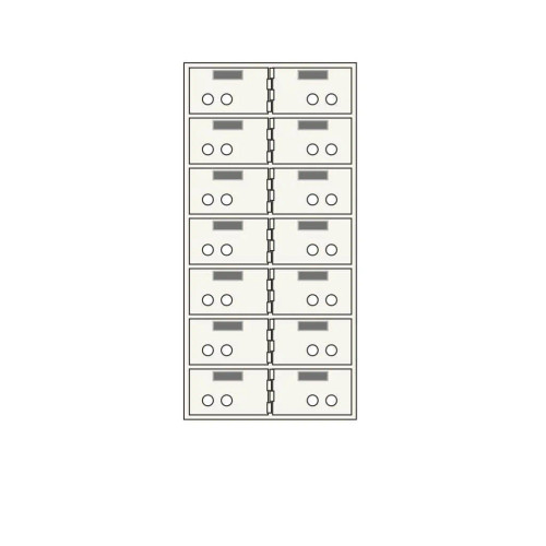 SoCal Bridgeman AXN-14 Safe Deposit Boxes