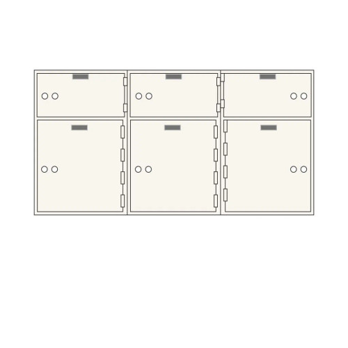 SoCal Bridgeman SDX-6 Safe Deposit Boxes