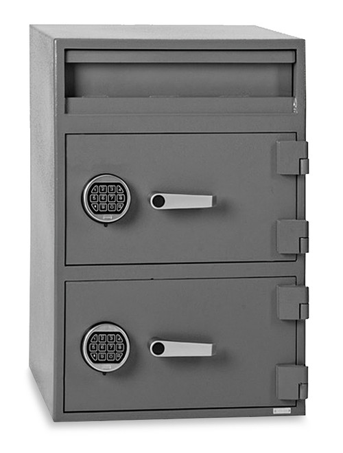 SoCal Bridgeman F-3020DD-EE Double Door Depository Safe w/ Electronic Locks