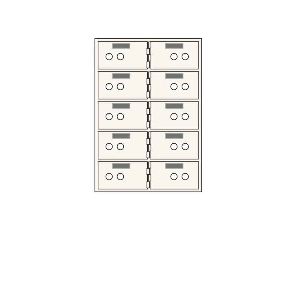 SoCal Bridgeman SDXN-10 Safe Deposit Boxes
