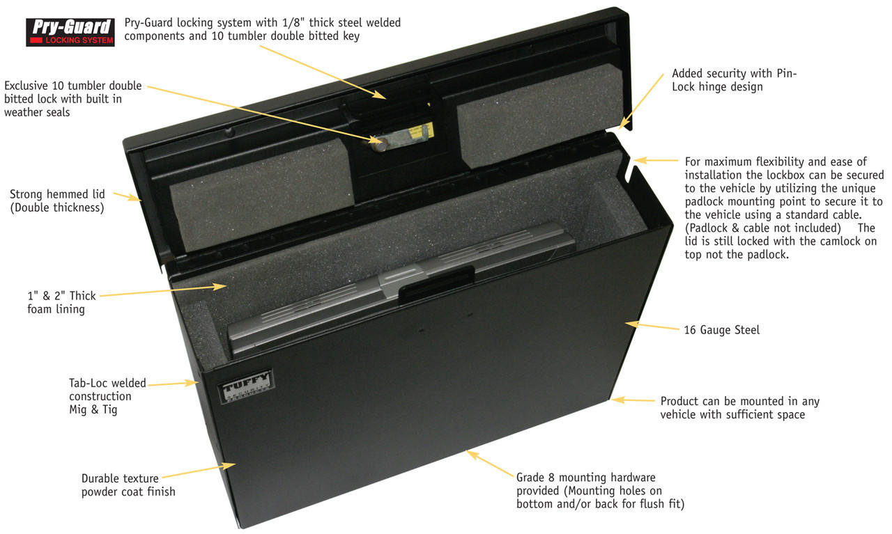 Tuffy Universal Laptop Computer Lockbox - 182-01 - Guardian Safe