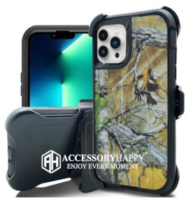 Armor Rugged Defender Case for iPhone 13 PRO Max(6.7") Protective Case with Belt Clip Holster, Heavy Duty-Black Camo Armor Rugged Defender Case for iPhone 13 PRO Max(6.7") Protective Case with Belt Clip Holster, Heavy Duty-Black Camo