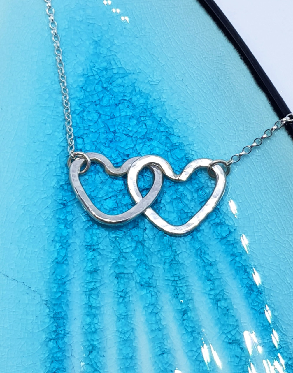 Tiffany and Co. Open Heart Silver Necklace – FabOn5th.com