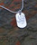 Handprint or footprint pendant - sterling silver print pendant and sterling silver chain.