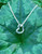 Delicate sterling silver heart on sterling silver chain