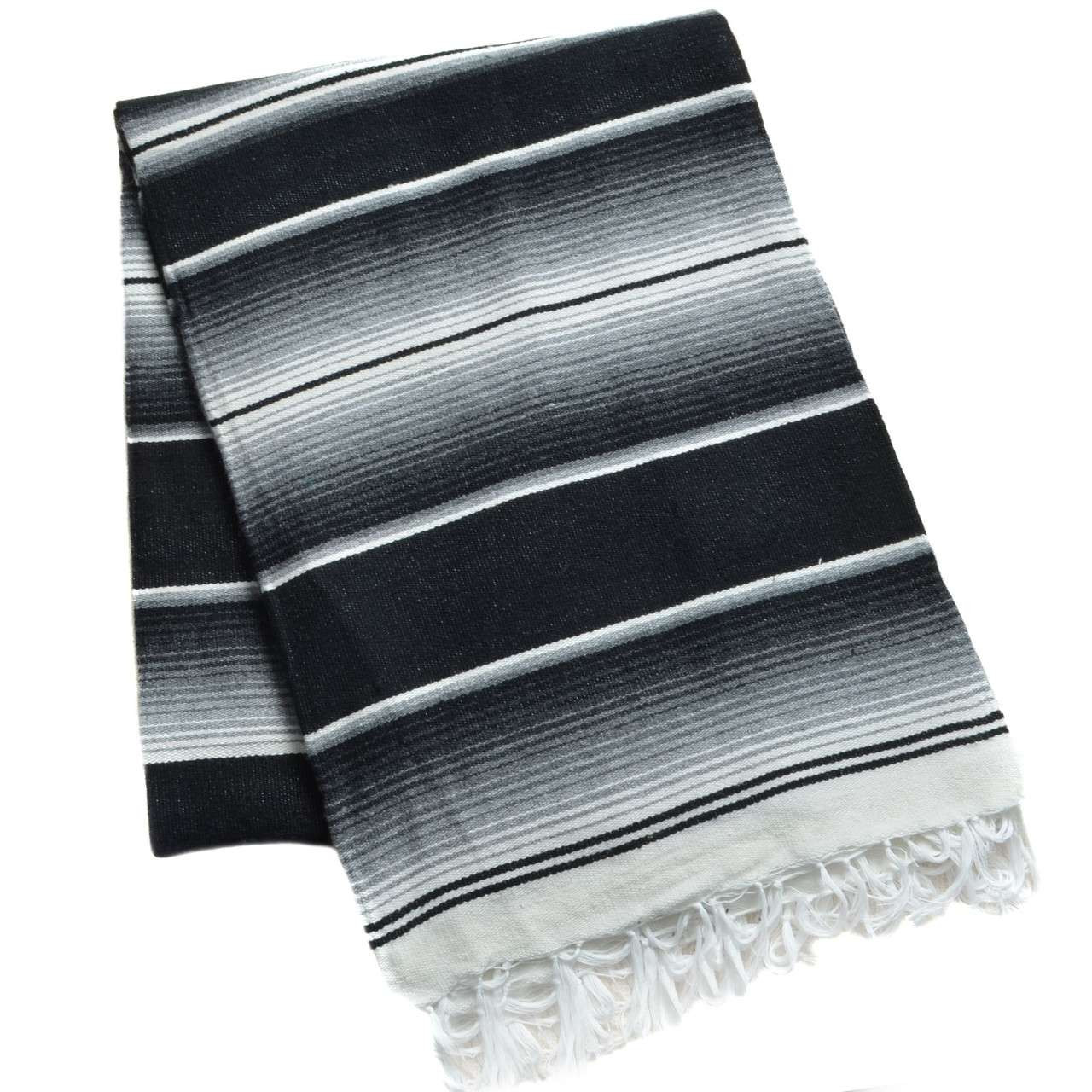 Authentic Mexican Serape Blanket Genuine Handwoven Style