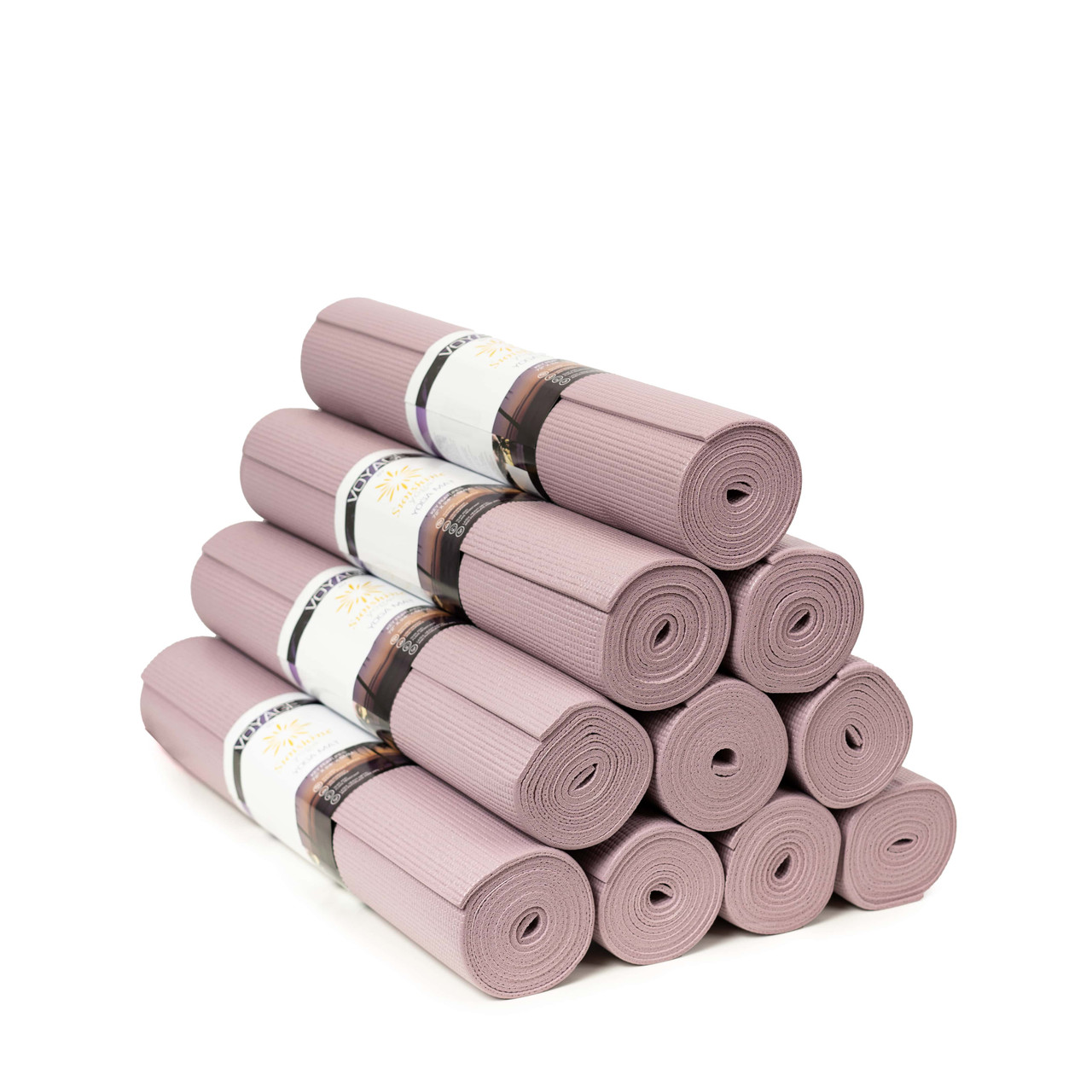 USHaS‧Yoga Healing】Light Storage 12 Folding Yoga Mat 6mm - Cream