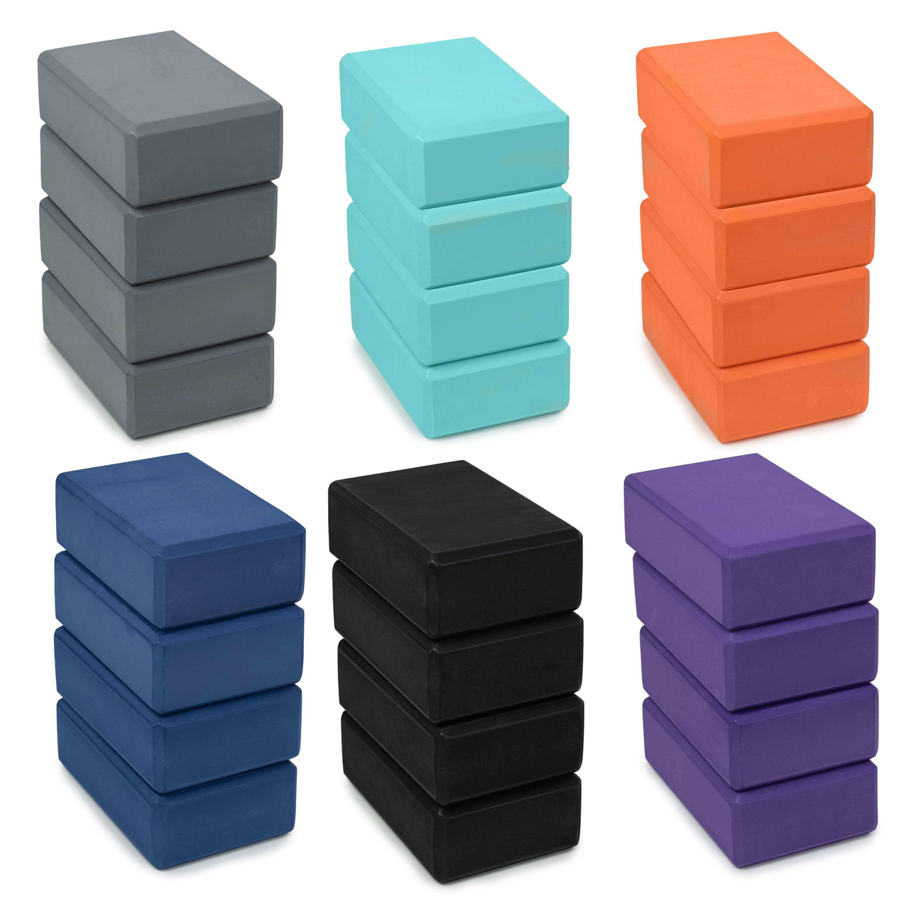 Color-Blocked Yoga Block