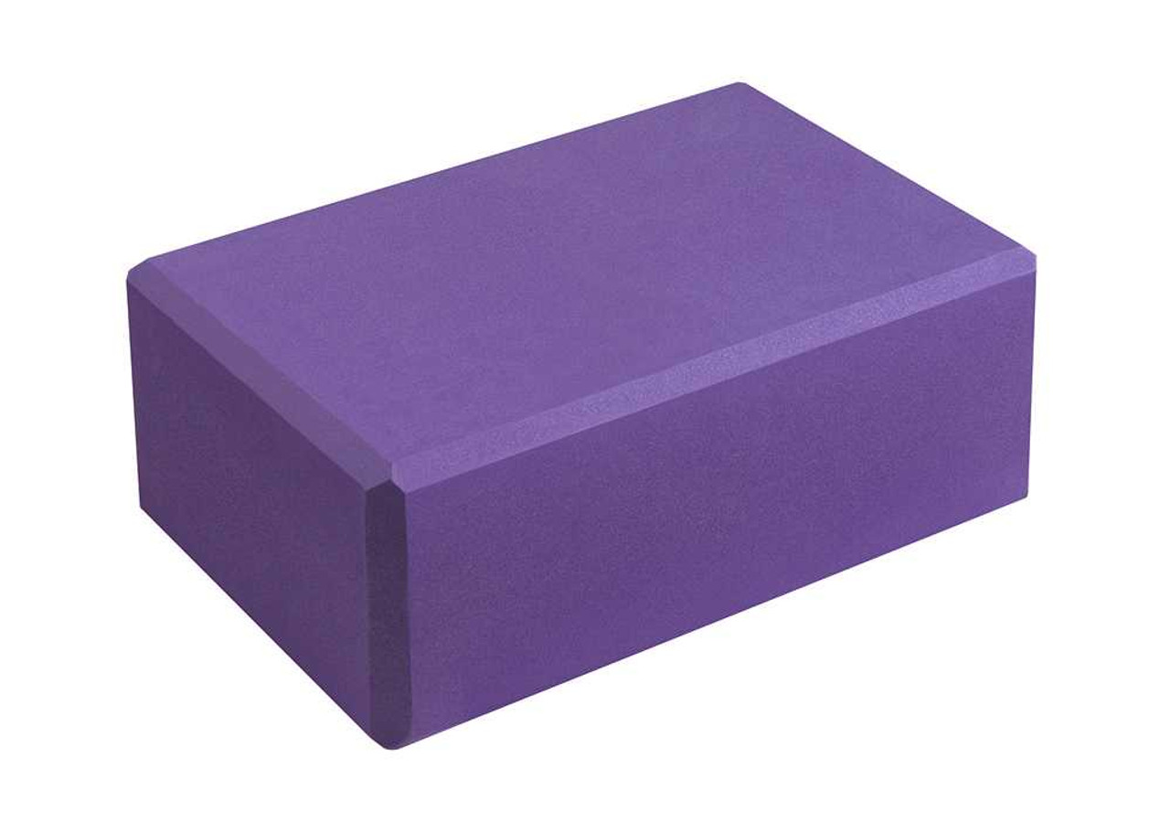 Premium Yoga Block (Set of 2)- 4 Foam Brick Royal Blue- Node
