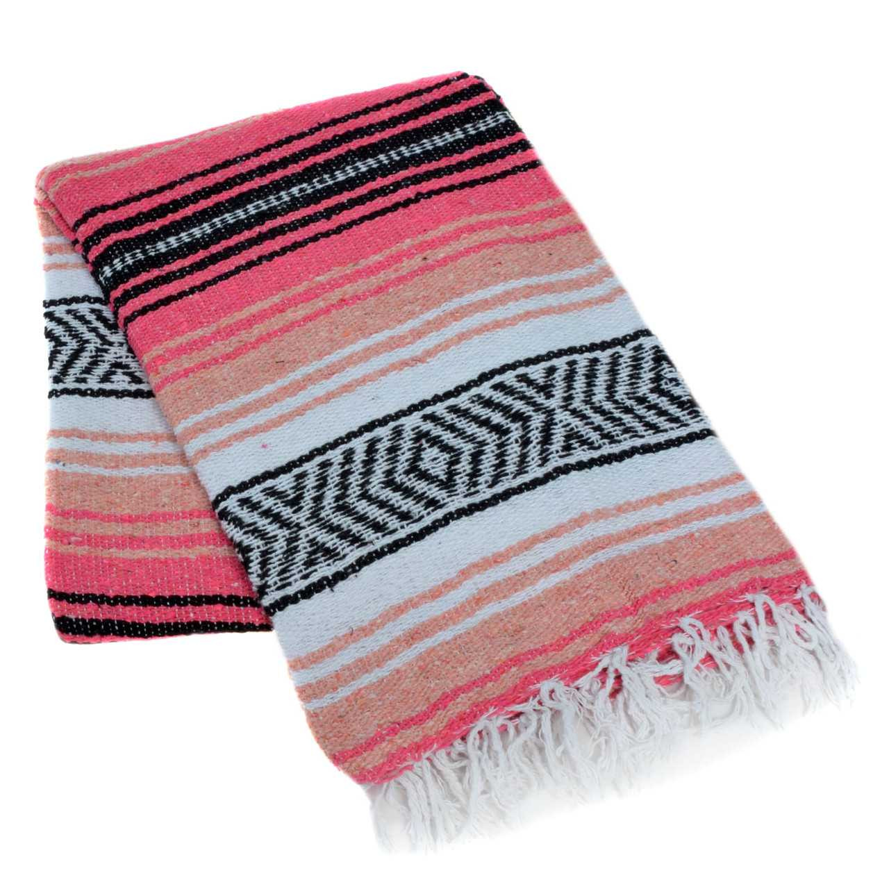 Classic Mexican Blankets by La Montana - 4 Pack