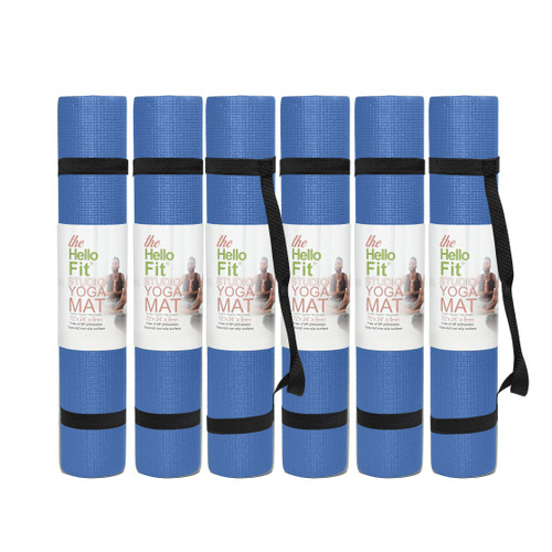 PurAthletics Yoga Mat with Carry Strap 