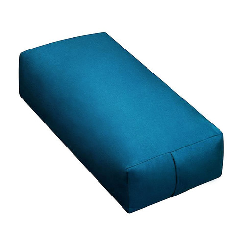OPEN BOX - Deluxe Rectangular Yoga Bolster, 24" x 6" x 12" - Oceanside
