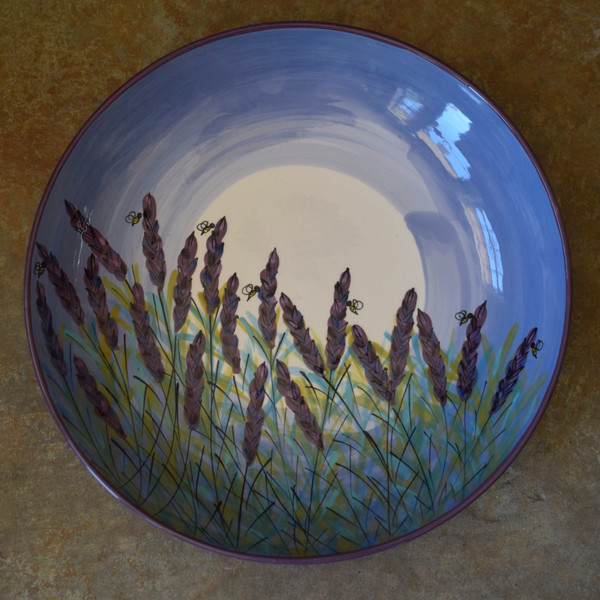 (LB13-LM) 13" Large Bowl- Lavender Moon