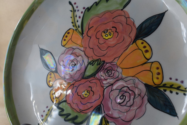 (BI-DP10-JENNA) 10" Dinner Plate- Jenna Floral