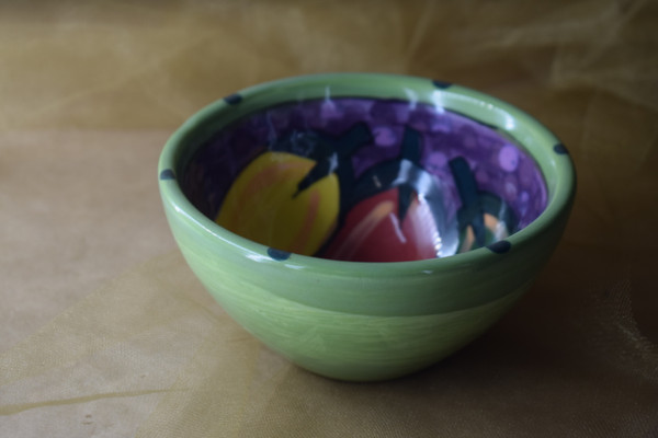 (DPB00-CR) Deep Salsa Bowl-Chile Rojo