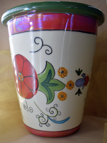 (PL12-FN) 12" Planter- Feliz Navidad