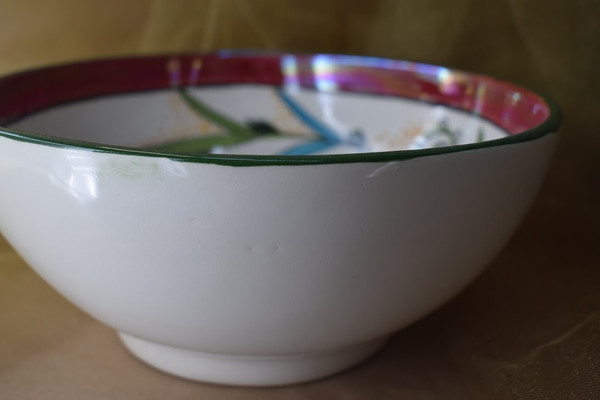 (MB23-FN) 8" Footed Bowl- Feliz Navidad