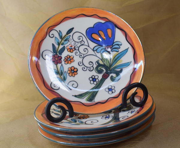 (SCP06-MNC) 6" Small Coupe Plate-Mandarino