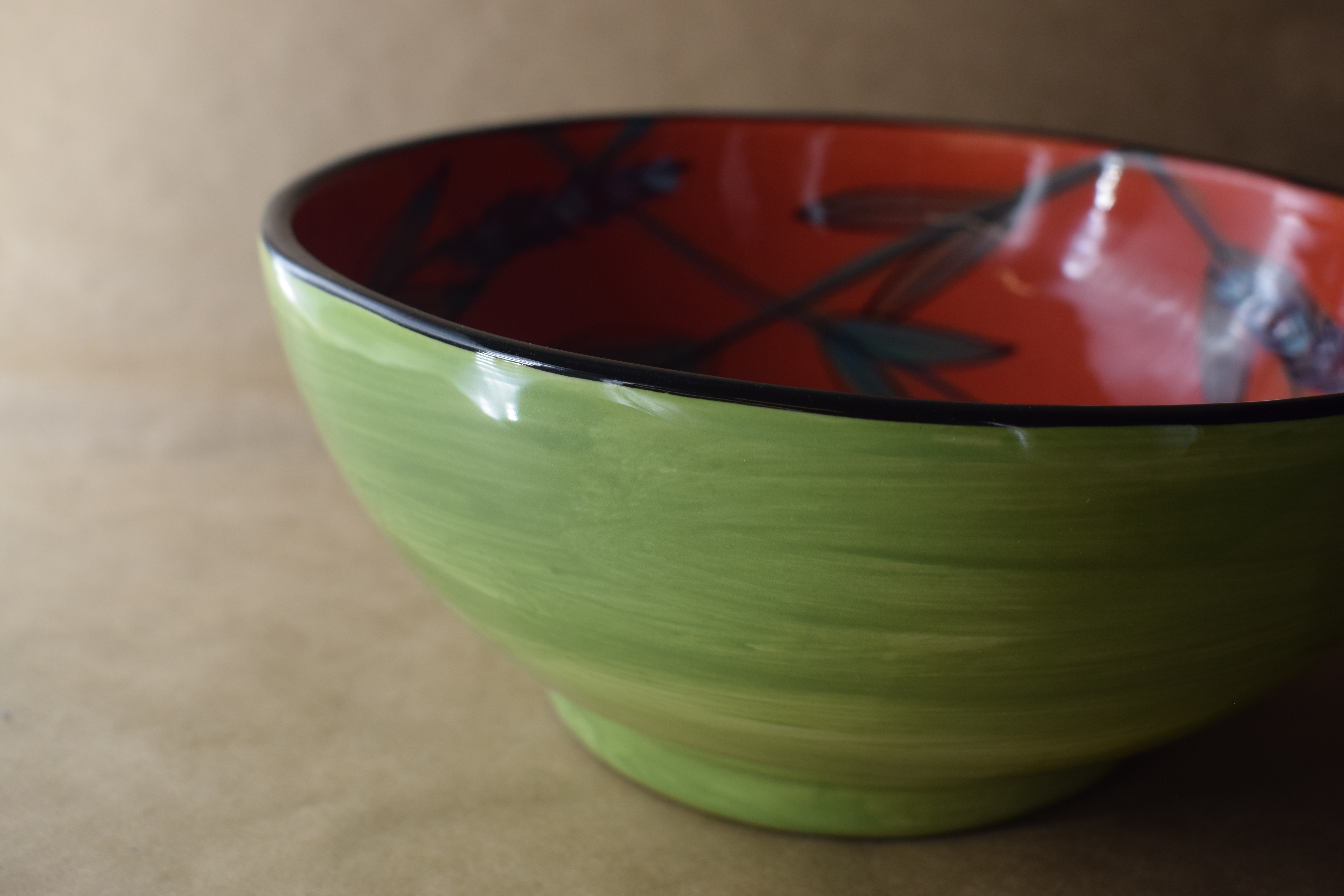 (MB23-LR) 8" Footed Bowl- Los Ranchos