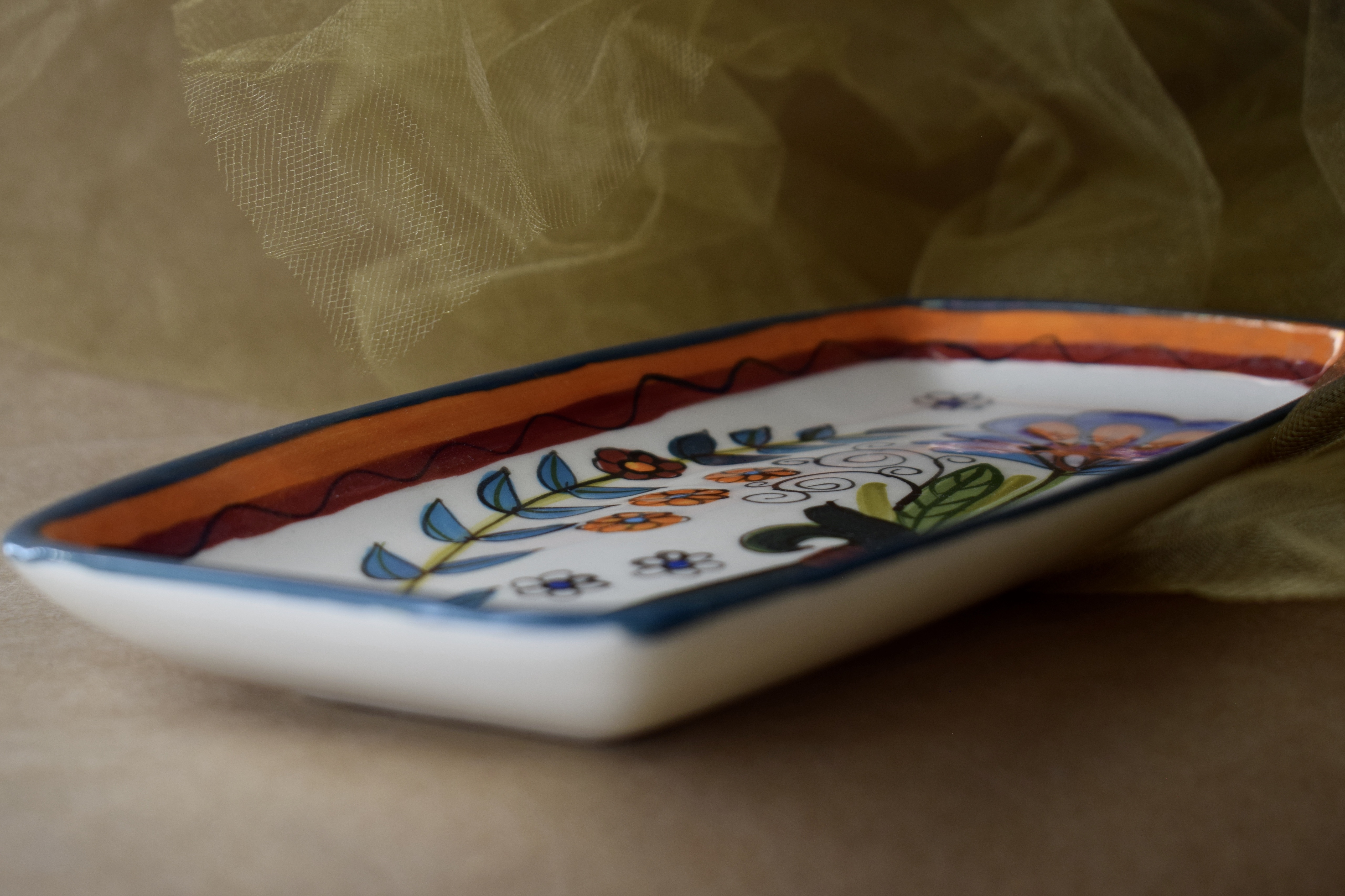 (RP10-MNC) Rectangular Plate- Mandarino