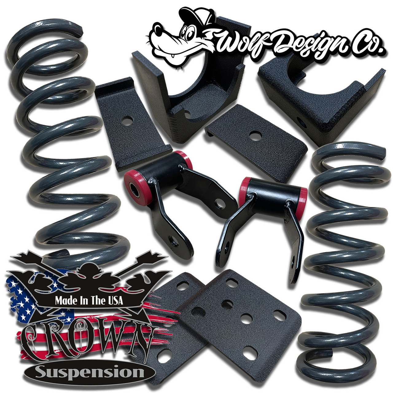 ●1998 WOLRDCHAMPIONSSHIPS 　５コセット 1988-1998 C1500 OBS 3/5 Lowering Drop Kit - Crown Suspension