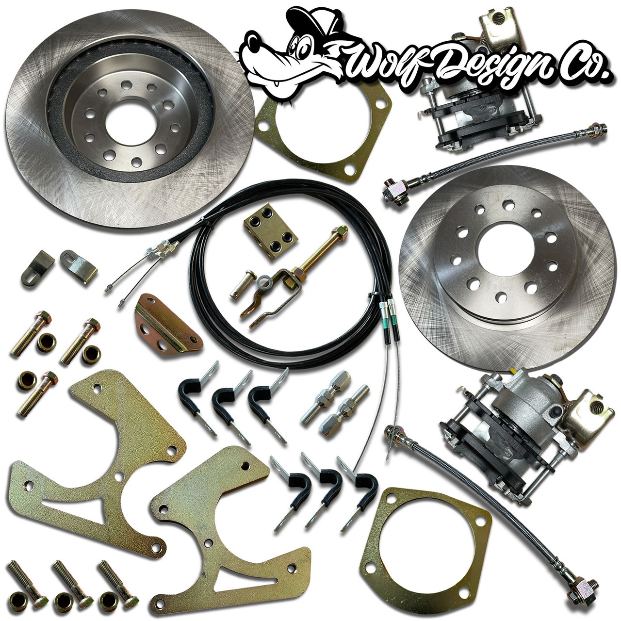 For GM 10 12 Bolt Rear Disc Brake Calipers w/ Emergency
