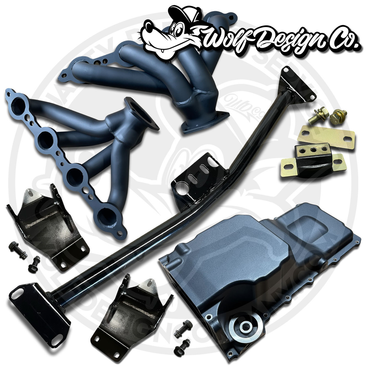 GM LS Engine Conversion Swap Bracket Motor Mount Adapter Plates For