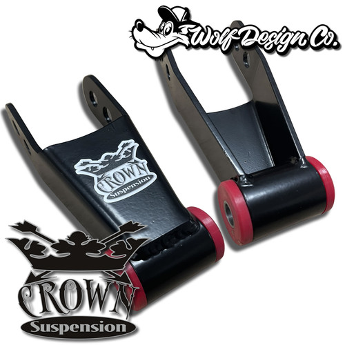 Crown Suspension C10 Lowering Shackles 2" Drop 1973-1987 C-10 Pick Up - Crown Suspension