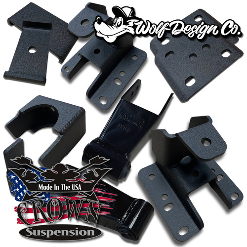 Crown Suspension 2007-2018 Silverado Sierra 1500 3-4" Lowering Drop Kit Flip Kit Crown Suspension 2007-2018 Silverado Sierra 1500 3-4" Lowering Drop Kit Flip Kit