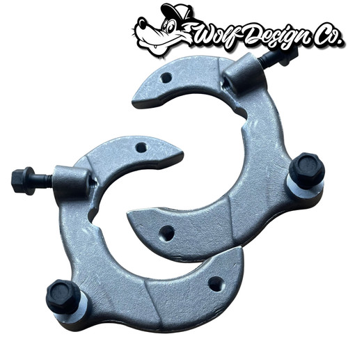 Mustang II Caliper Brackets GM Metric Disk Brake Kit