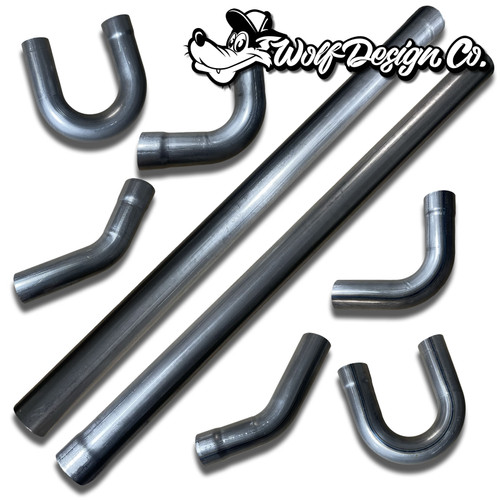 2.5" Exhaust DIY Kit - 8 Piece Mandrel Bent Pipe Tube 2.5" Exhaust DIY Kit - 8 Piece Mandrel Bent Pipe Tube