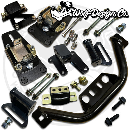 1959-1964 Impala BelAir LS Swap Motor Mount And Trans Crossmember Kit