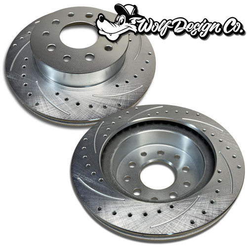 Ford 9" Rear Disc Brake Rotor Replacements Drill & Slotted