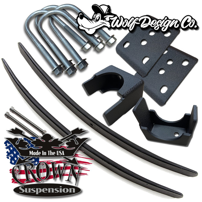 Munirater 6 Inch C-Notch Rear Support & Drop Lowering Flip Kit Replacement For Chevy Silverado 1988-1998 C1500 GMC Sierra - View #2