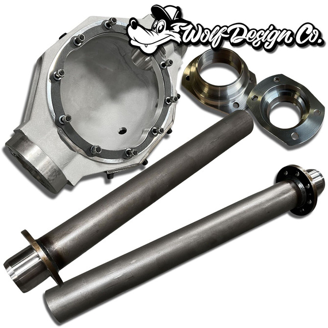 FORD 9" INCH REAR END ALUMINUM HOUSING STEEL TUBES & BIG BEARING ENDS