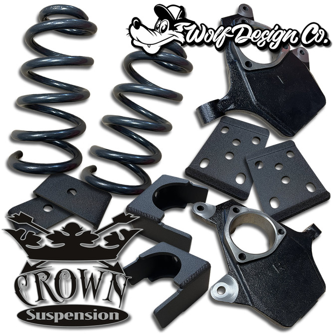 2007-2014 Silverado & Sierra 5/7 Lowering Drop Kit